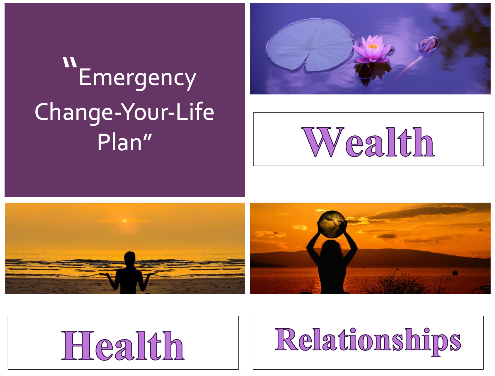 Emergency Change Your Life Plan