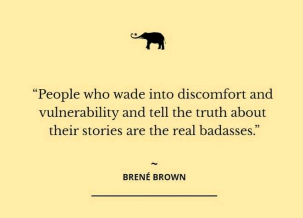 Brene Brown Quote the truth about their stories